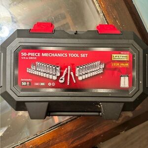 Husky 45-Piece Socket Set with Ratchet in Gray Case